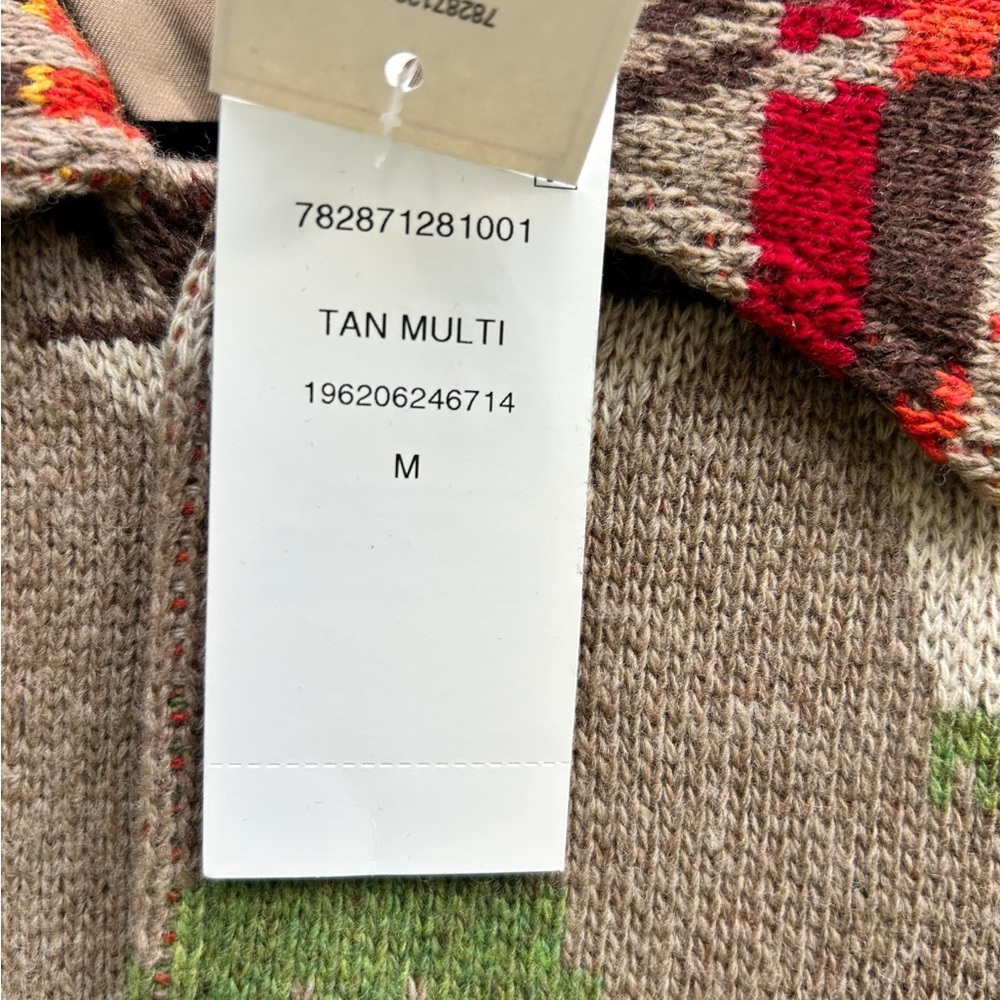 RRL Ralph Lauren Men’s Medium Southwestern Wool Blend Aztec Sweater Jacket $1200 - Picture 5 of 11
